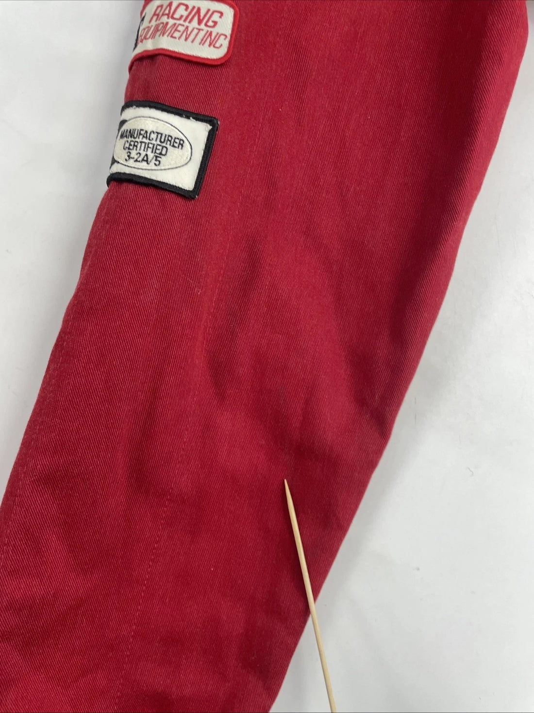 Vintage RJS Racing Equipment Jacket Size Large Red