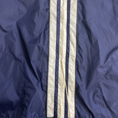 Vintage Adidas Windbreaker Light Jacket Size Large Blue