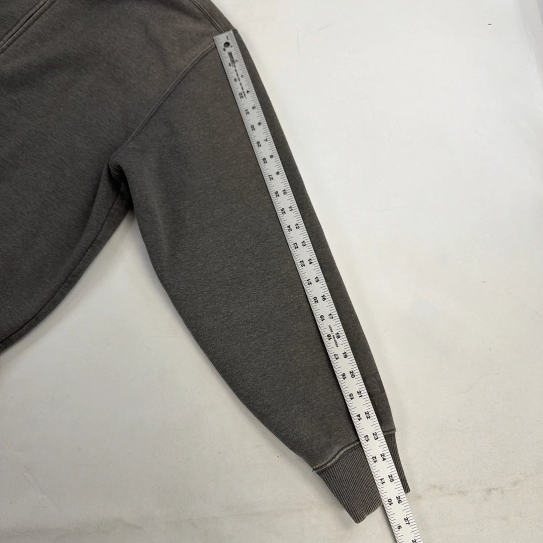 Carhartt Full Zip Sweatshirt Hoodie Size Large Charcoal Gray