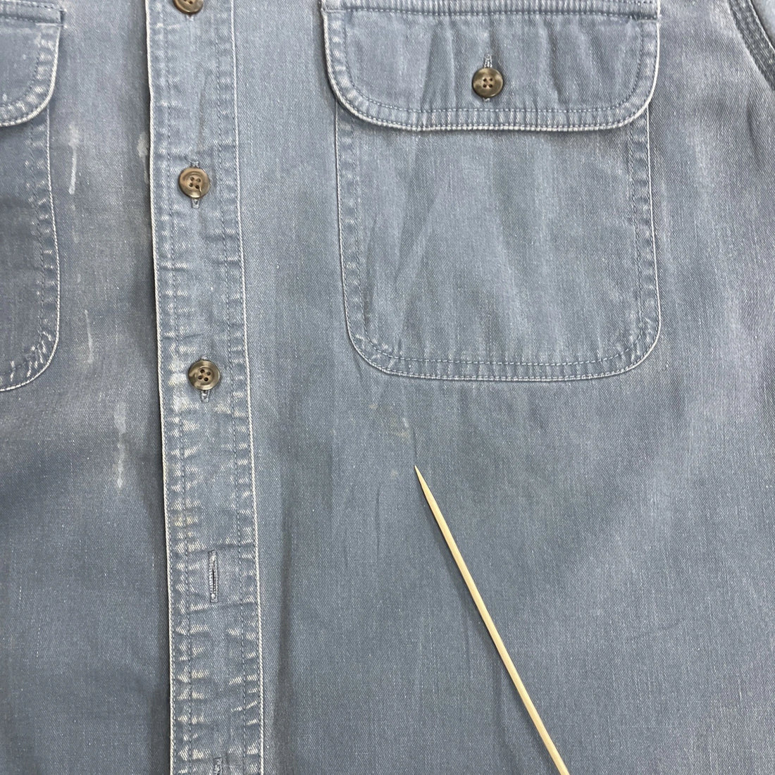 L.L. Bean Button Up Shirt Size Medium Blue