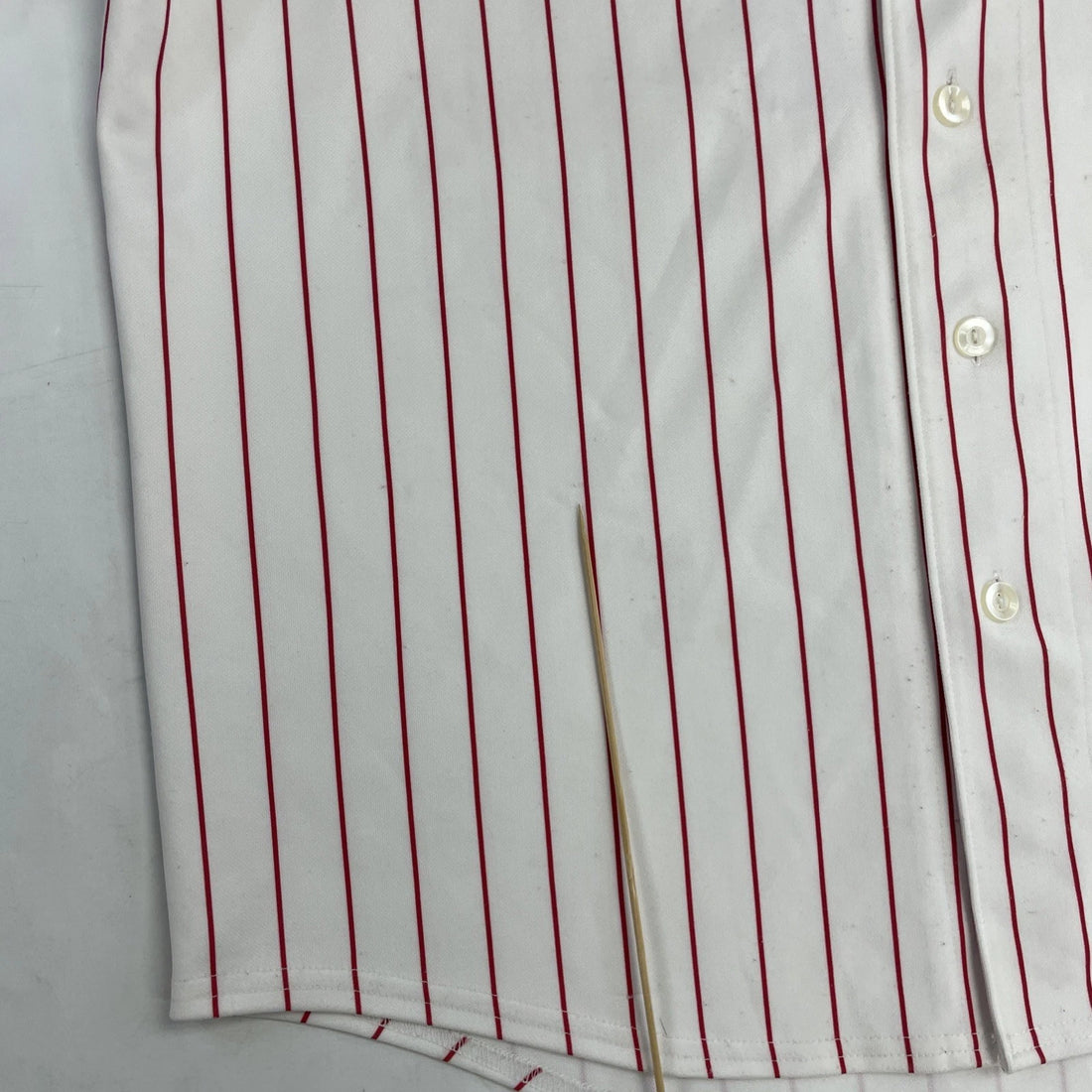 Vintage Philadelphia Phillies Jimmy Rollins Majestic Jersey XL Pinstripe MLB