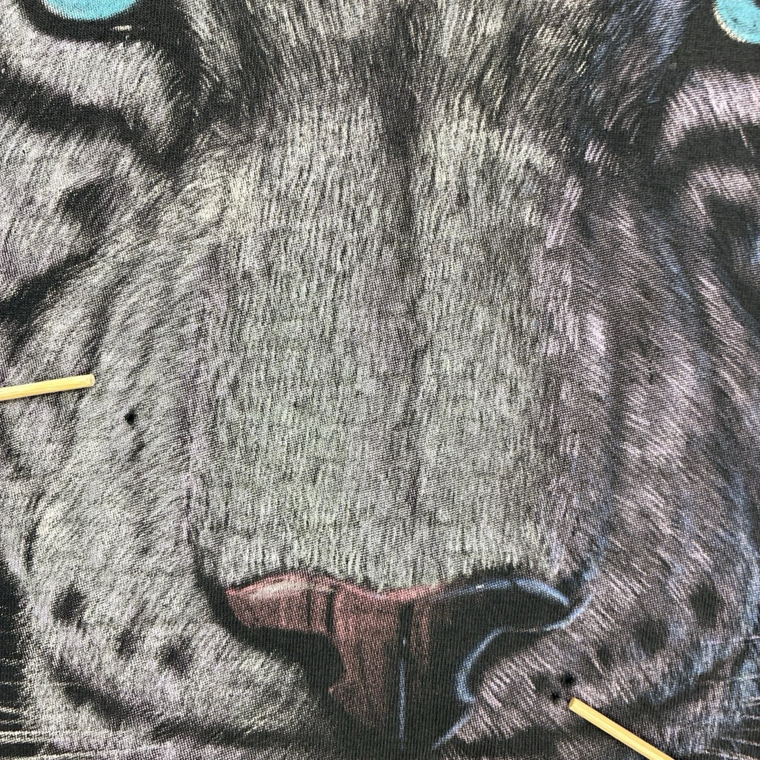 Vintage White Tiger T-Shirt Size XL 90s