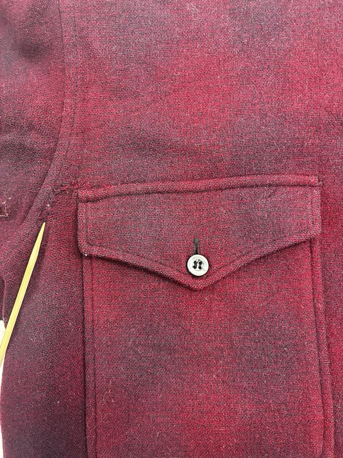 Vintage Pendleton Wool Field Button Up Shirt Size 15 1/2