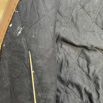 Vintage Carhartt Canvas Work Bomber Jacket Size 2XL J04 BRN