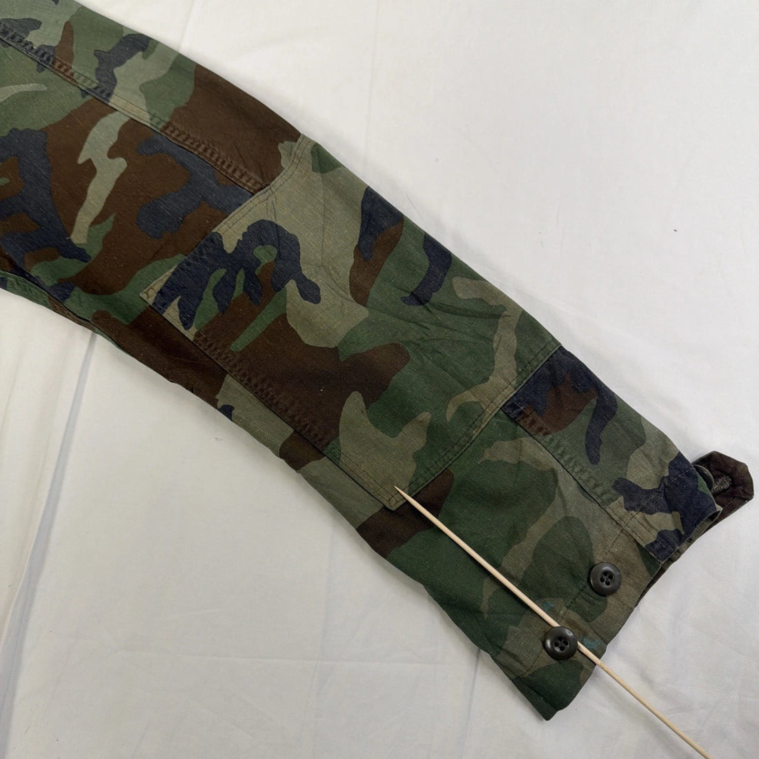 Military Woodland Camo Field Jacket Size Small Long