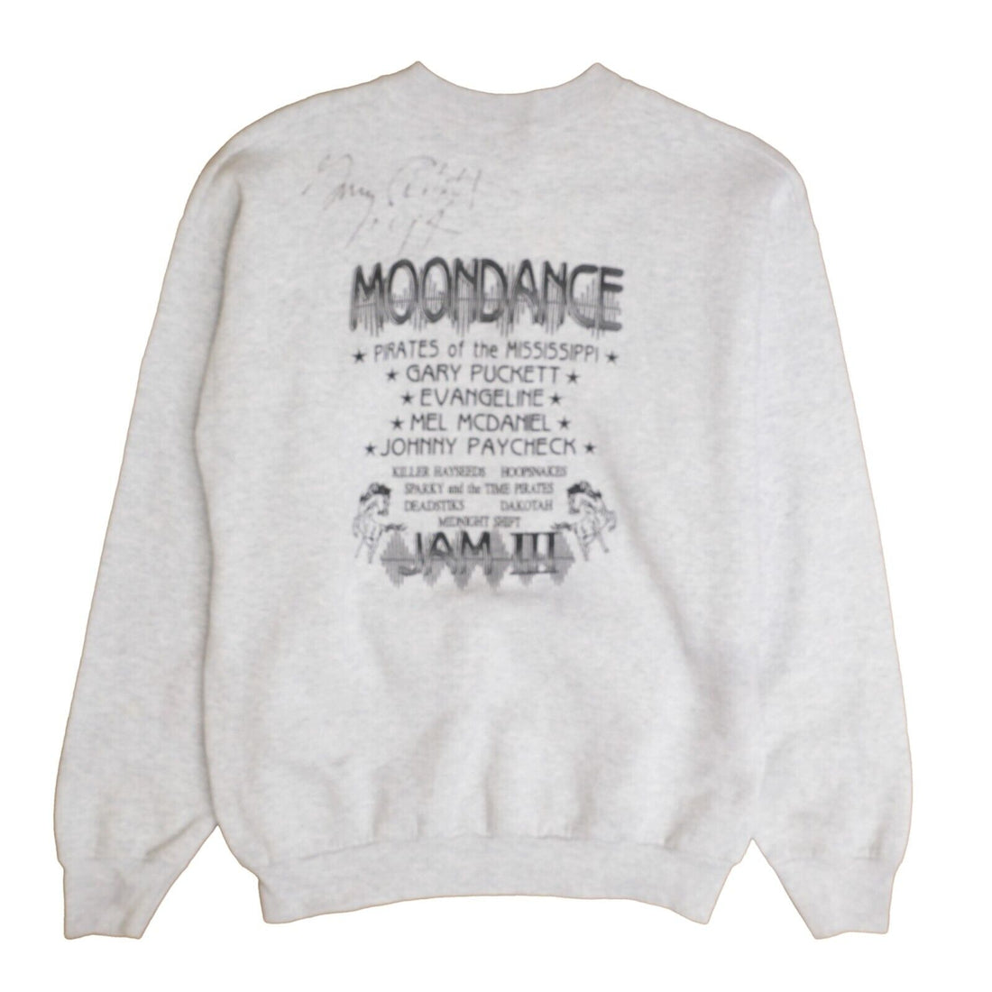 Vintage Moondance Jam III Sweatshirt Crewneck Size XL Music 1994 90s