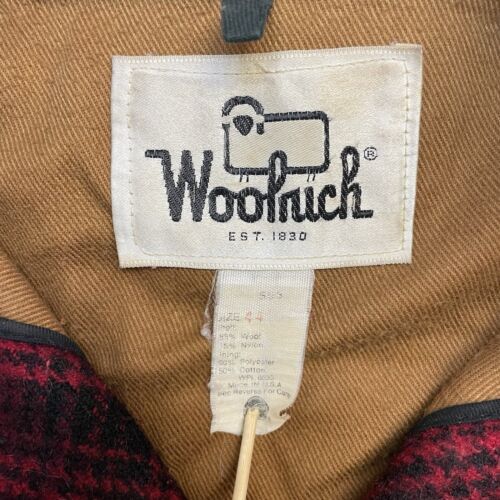 Vintage Woolrich Mackinaw Wool Hunting Coat Jacket Size 44