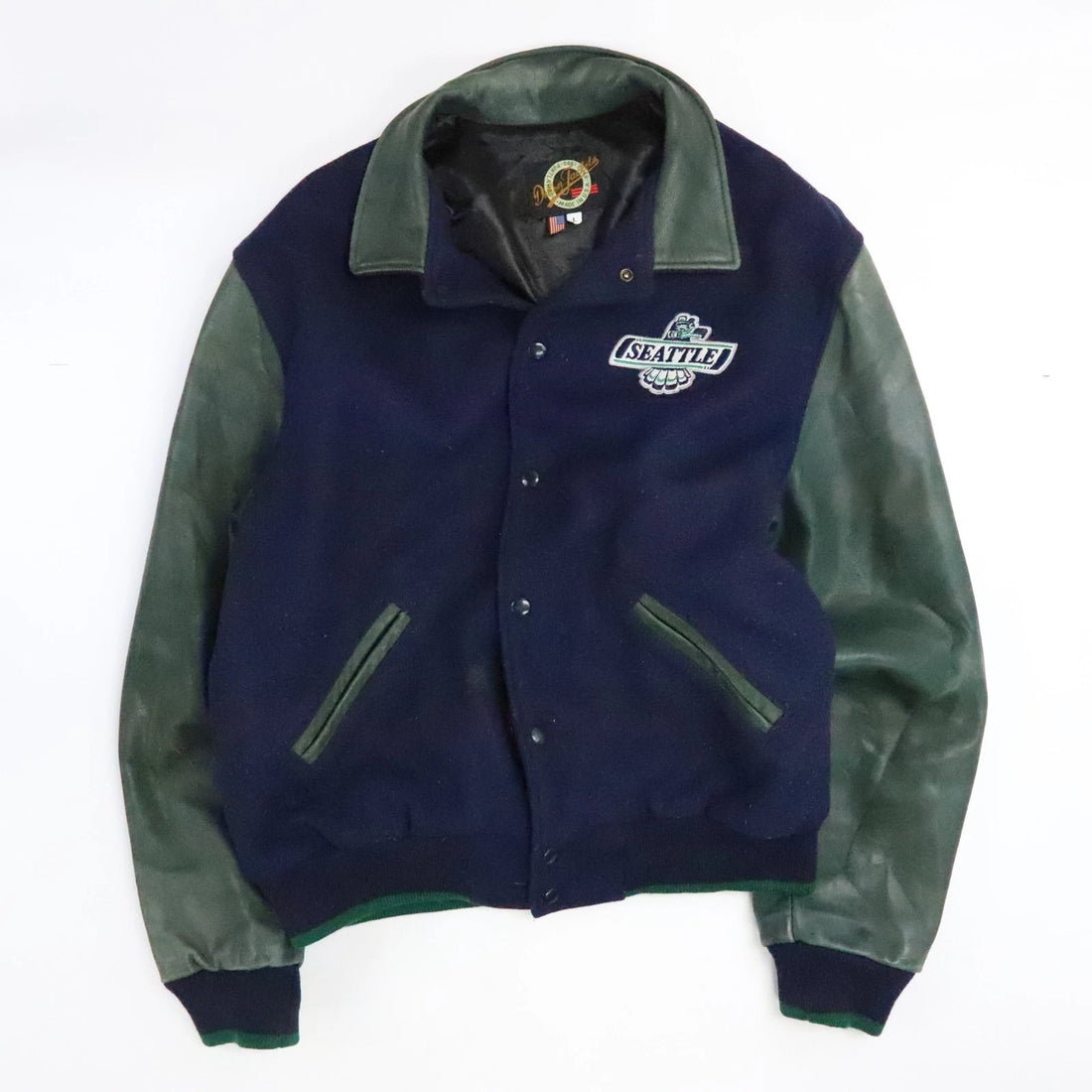 Vintage Seattle Thunderbirds Wool Varsity Jacket Size Large WHL