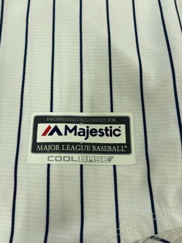 New York Yankees Majestic Pinstripe Jersey Size Medium MLB