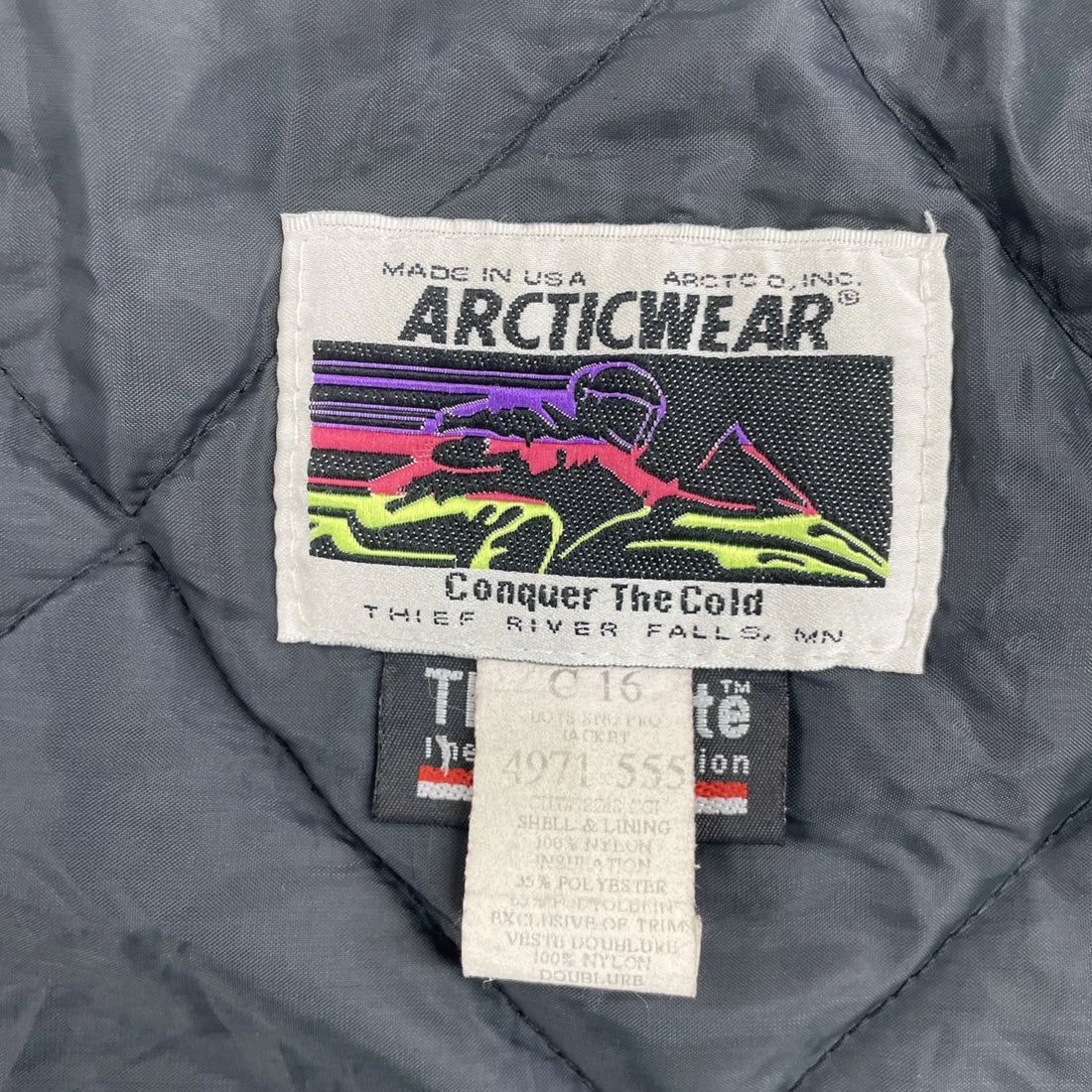 Vintage Arctic Cat Arcticwear Snowmobile Racing Jacket Size Small