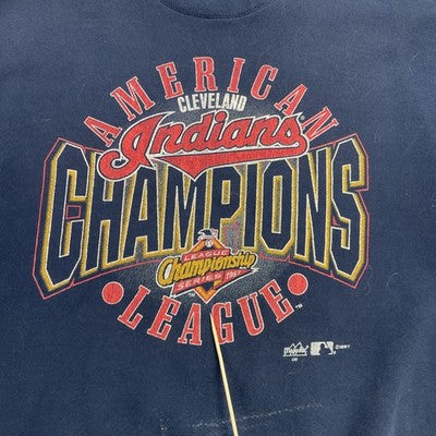 Vintage Cleveland Indians AL Champions Crewneck Sweatshirt Size 2XL MLB