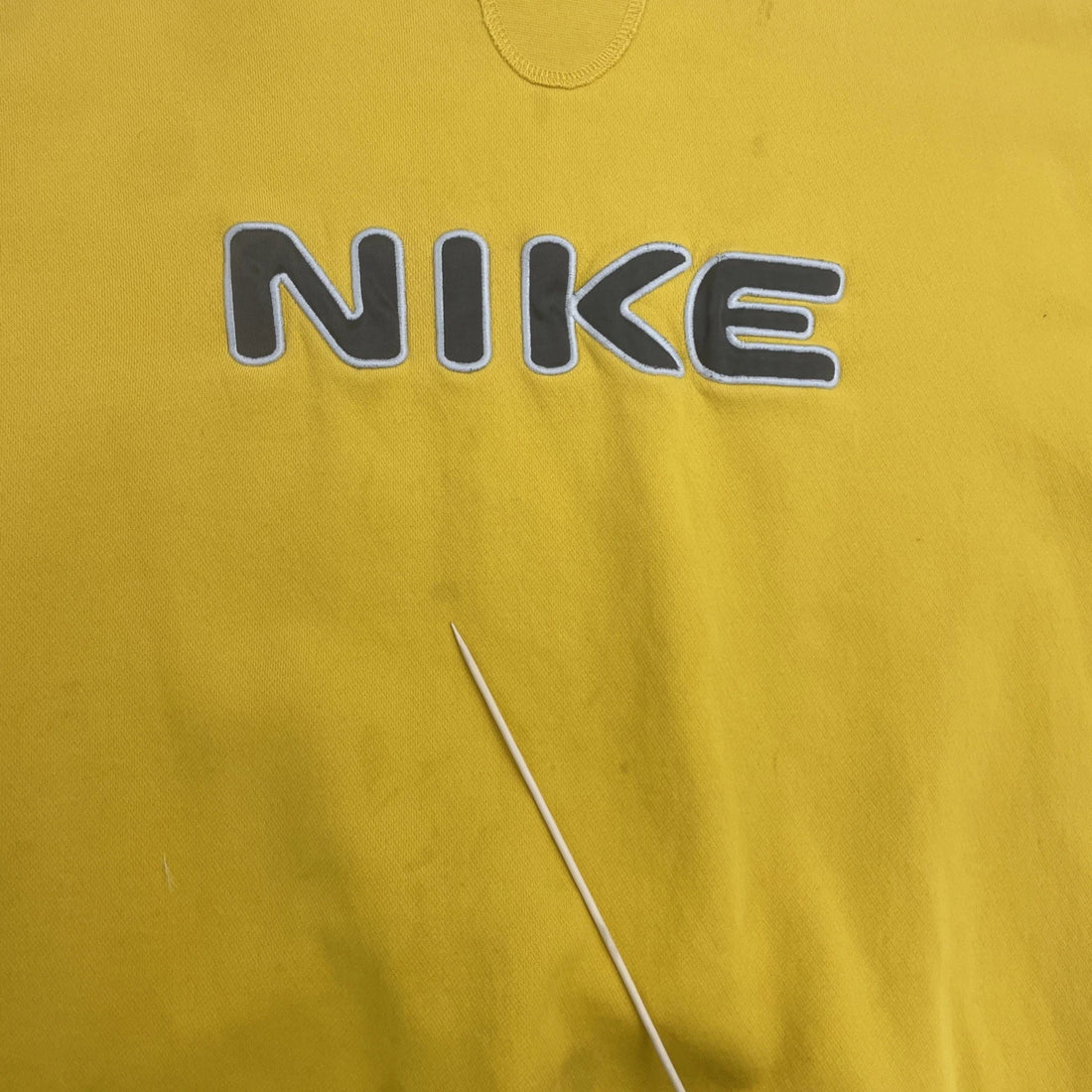 Vintage Nike Spell Out Crewneck Sweatshirt Size XL Yellow