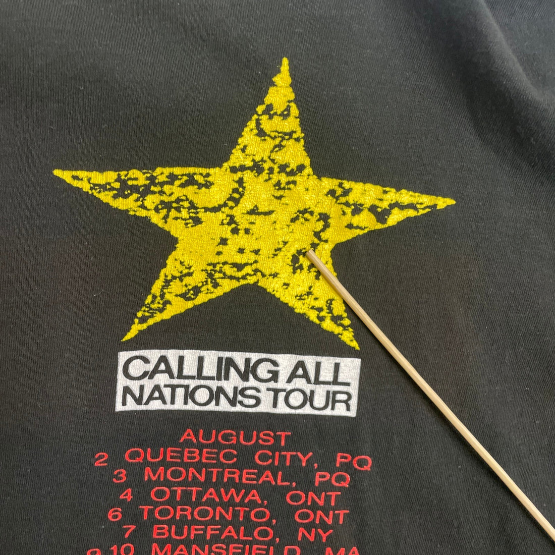 Vintage INXS Calling All Nations Tour T-Shirt Size XL 1988 80s