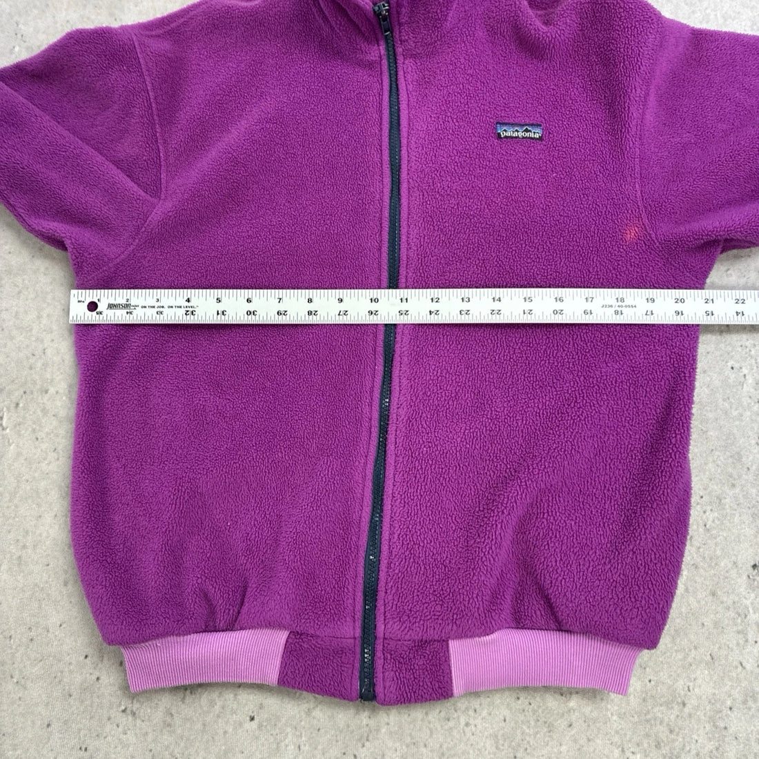 Vintage Patagonia Full Zip Fleece Jacket Womens Size 13/14 90s