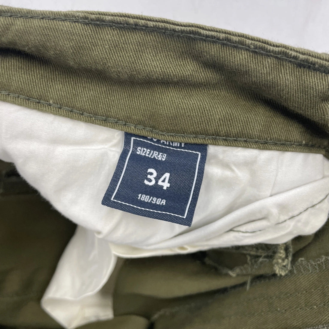 US Army Military Cargo Utility Pants Size 34 Green