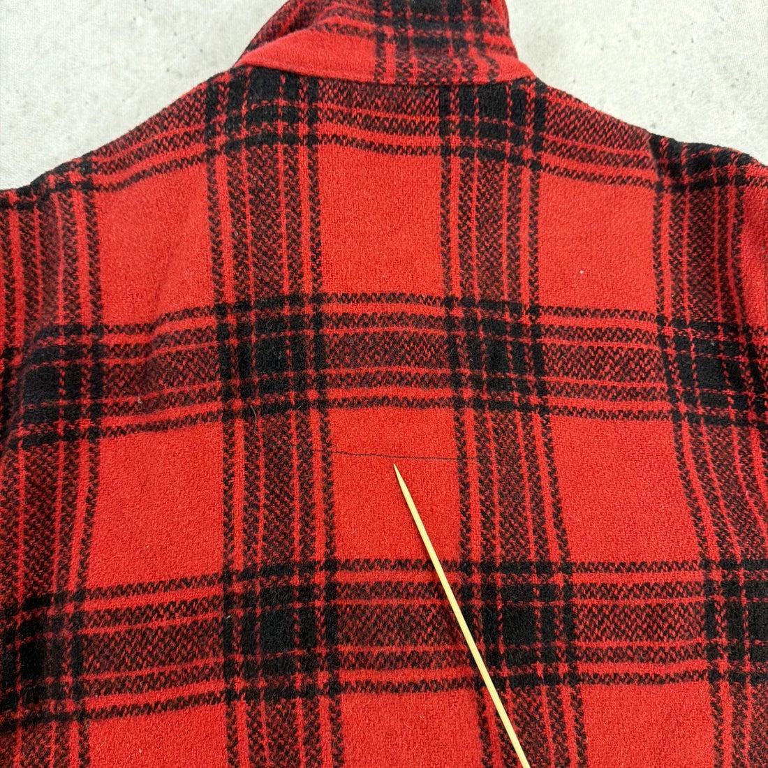 Vintage Winter King Wool Mackinaw Hunting Coat Jacket Size Medium 50s