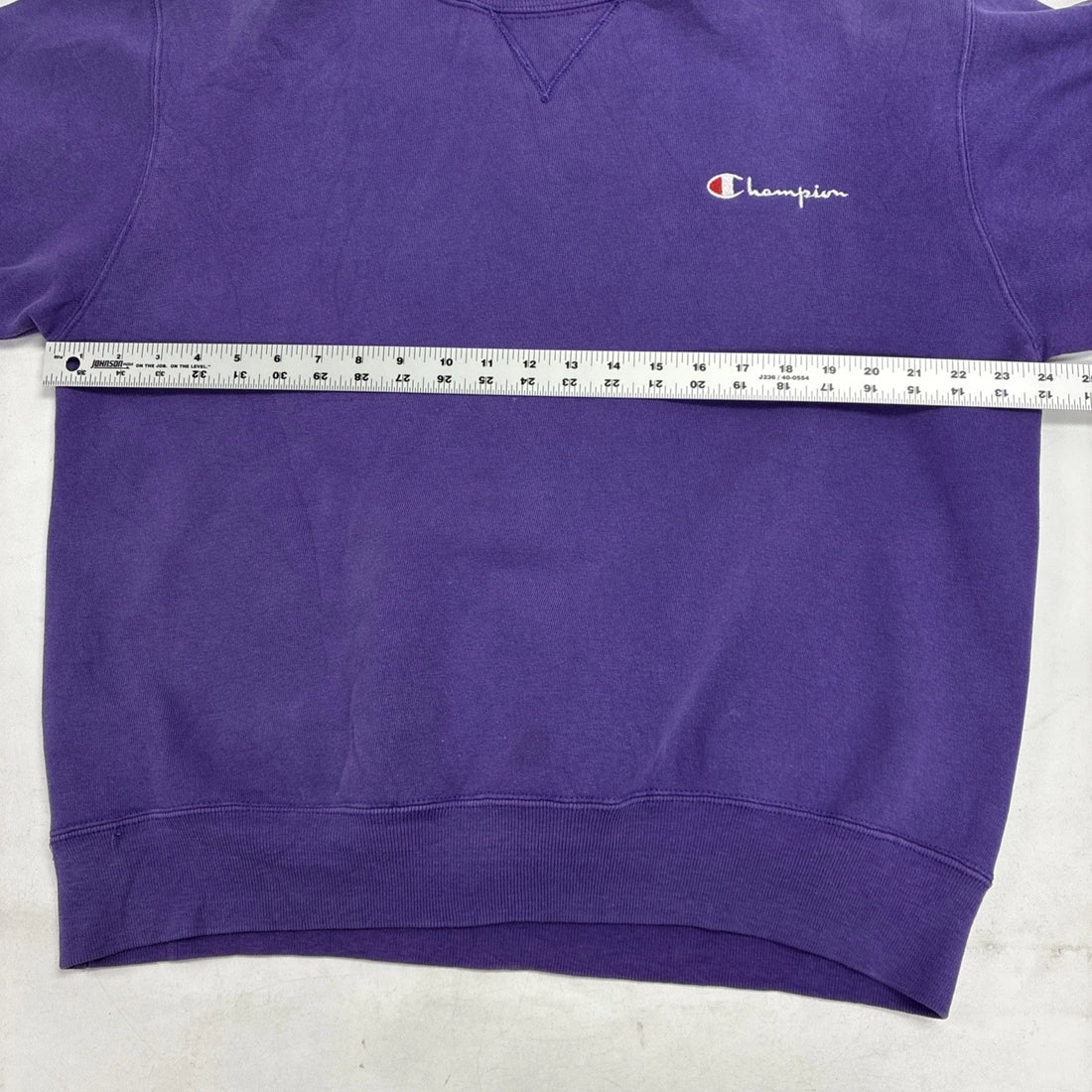 Vintage Champion Crewneck Sweatshirt Size XL Purple 80s