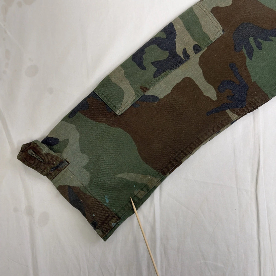 Military Woodland Camo Field Jacket Size Small Long