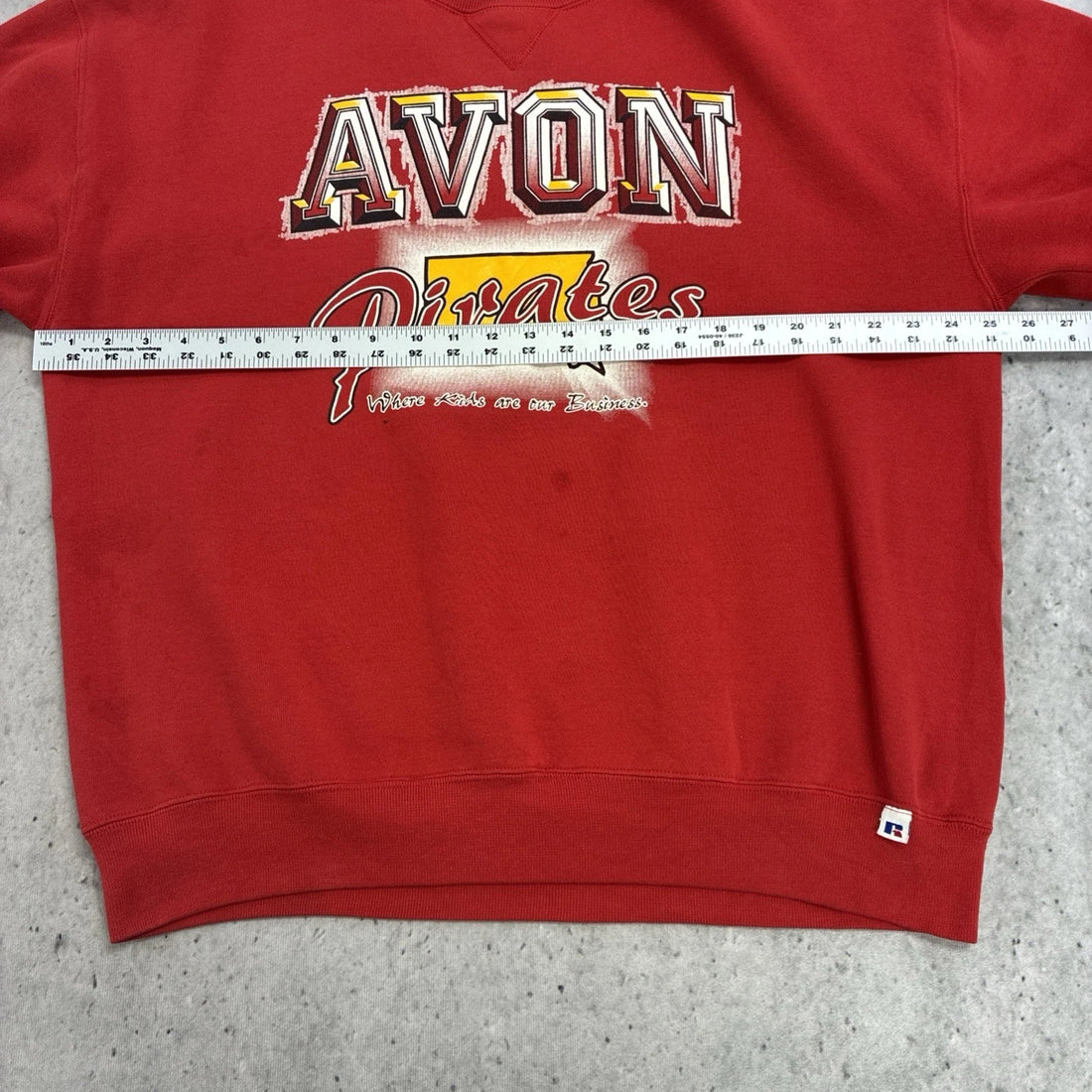 Vintage Avon Pirates Russell Athletic Crewneck Sweatshirt Size XL 90s
