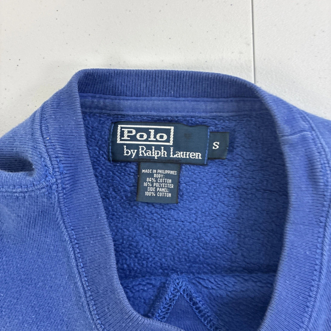 Vintage Polo Ralph Lauren Crewneck Sweatshirt Size Small Blue