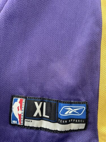 Vintage Los Angeles Lakers Kobe Bryant Reebok Jersey Size XL NBA