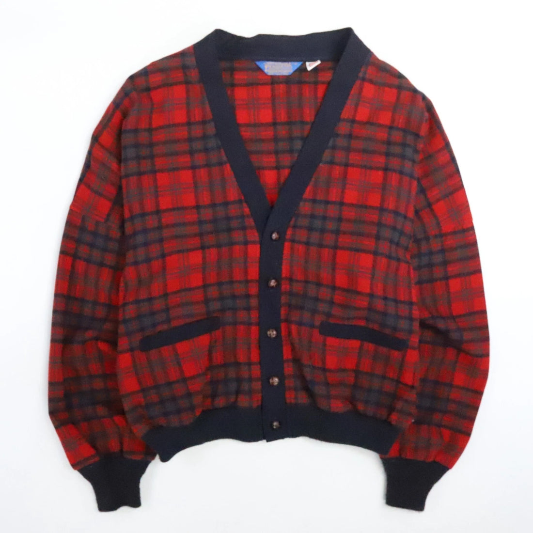 Vintage Pendleton Wool Cardigan Sweater Size XL