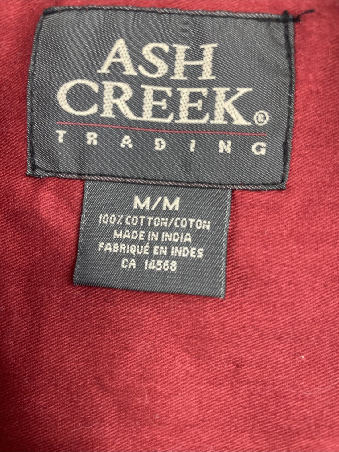 Ash Creek Western Aztec Cowboy Button Up Shirt Size Medium