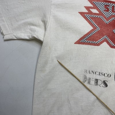 Vintage San Francisco 49ers Bengals Super Bowl XXIII T-Shirt Large 1989 80s NFL