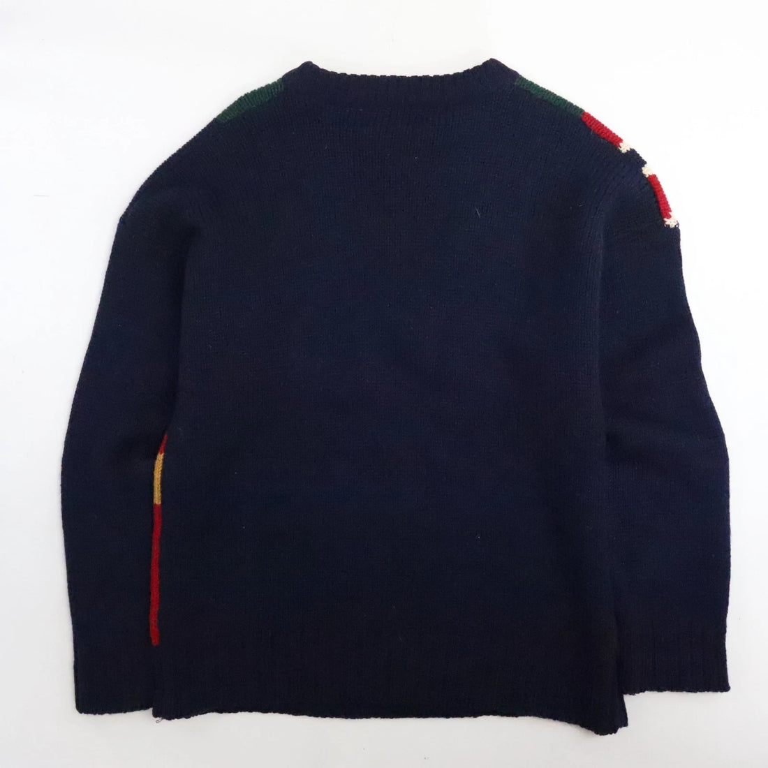 Vintage American Eagle Outfitters Flag Wool Knit Crewneck Sweater Size Large