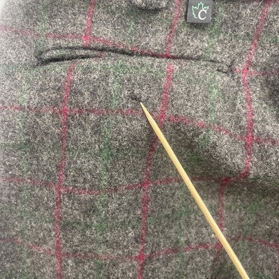 Vintage Codet Wool Trouser Pants Size 34 Plaid