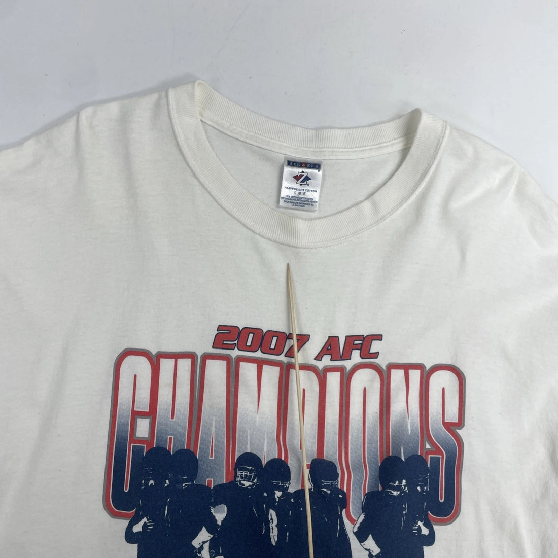 New England Patriots AFC Champions T-Shirt Size Large 2007 NFL