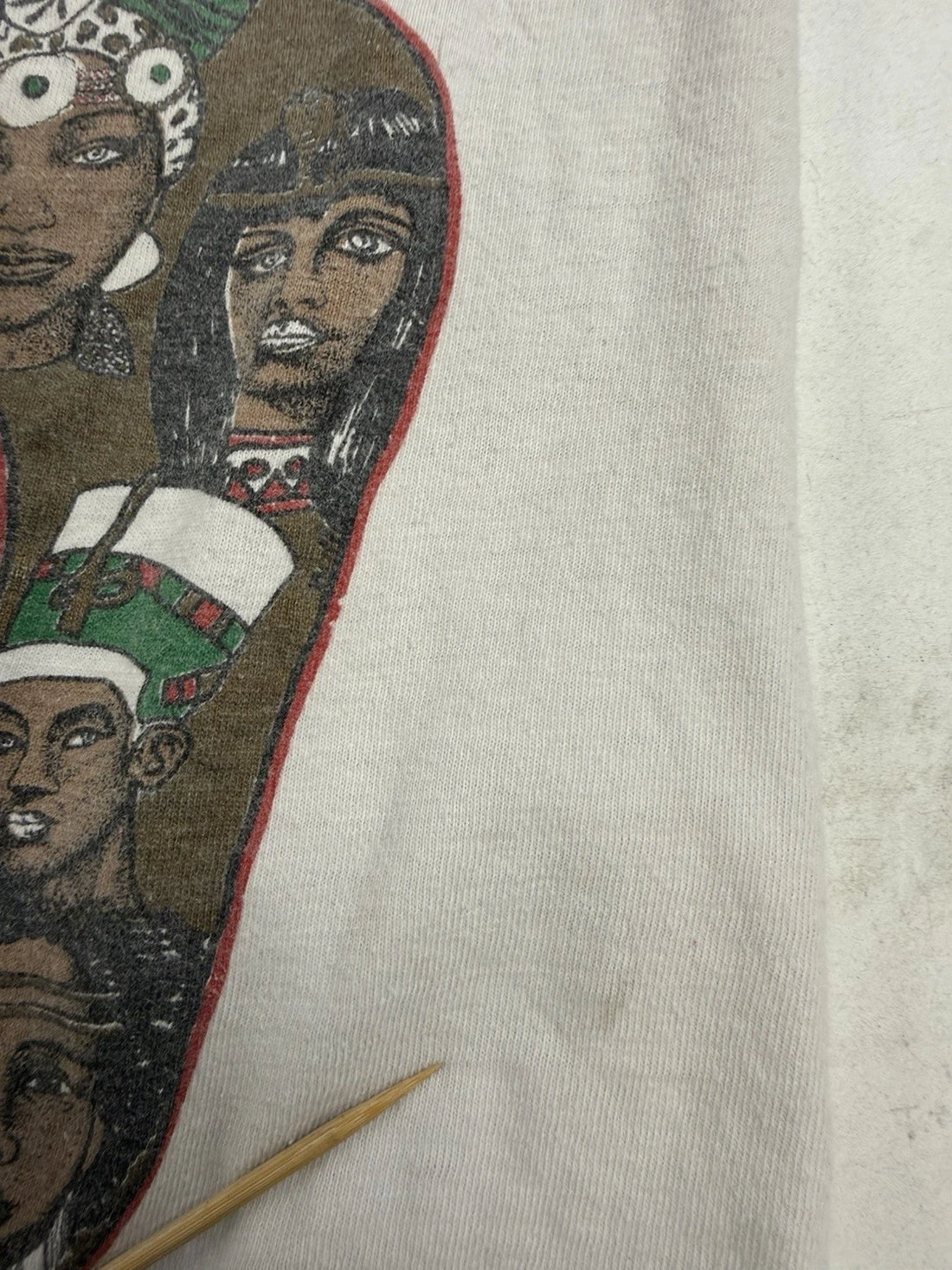 Vintage Follow Positive Footsteps KACY T-Shirt XL Black History Activism AOP 90s