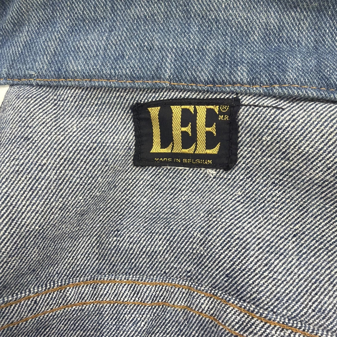 Vintage Lee Denim Trucker Jacket Size Large Euro 70s