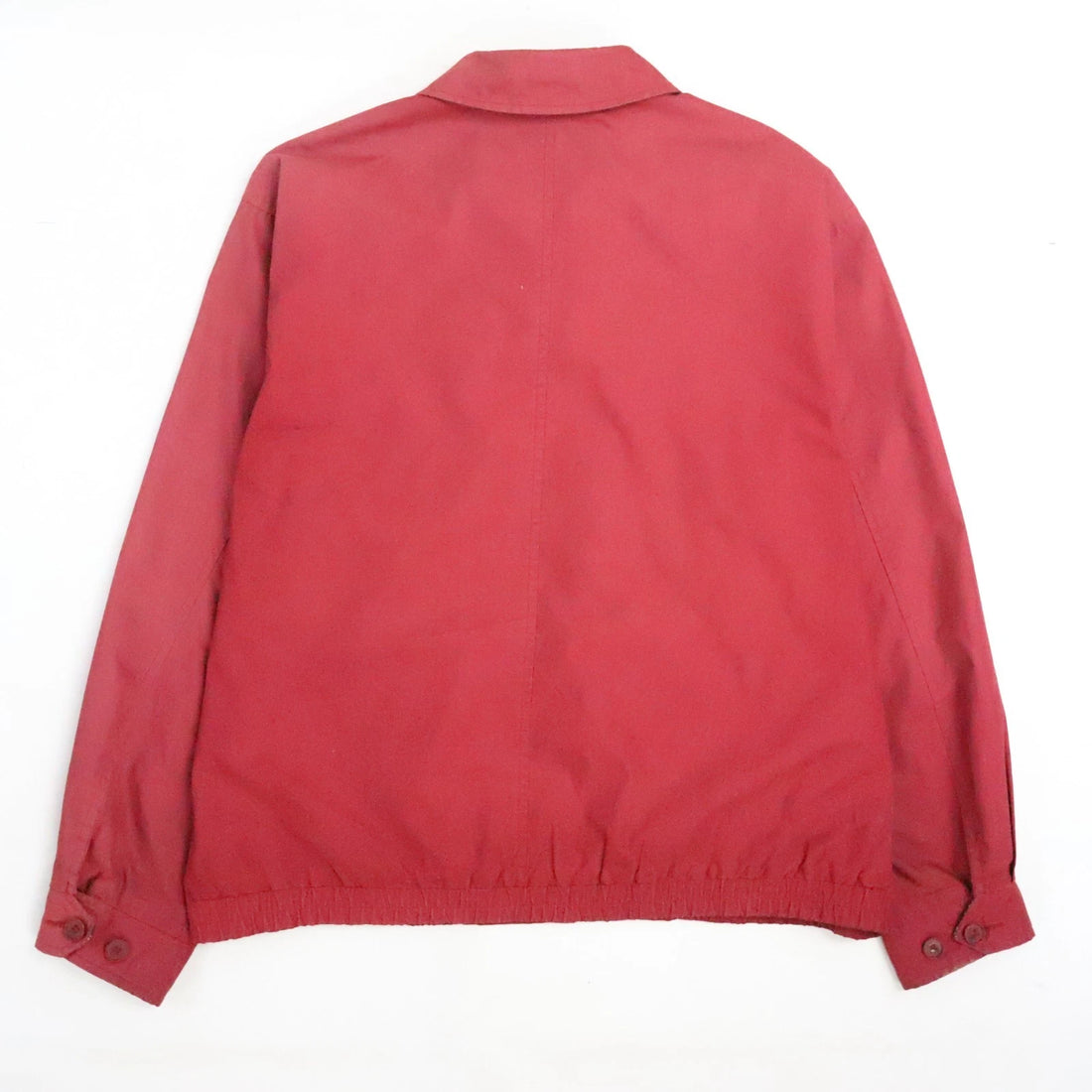 Vintage London Fog Harrington Bomber Jacket Size Large Red Plaid Lined