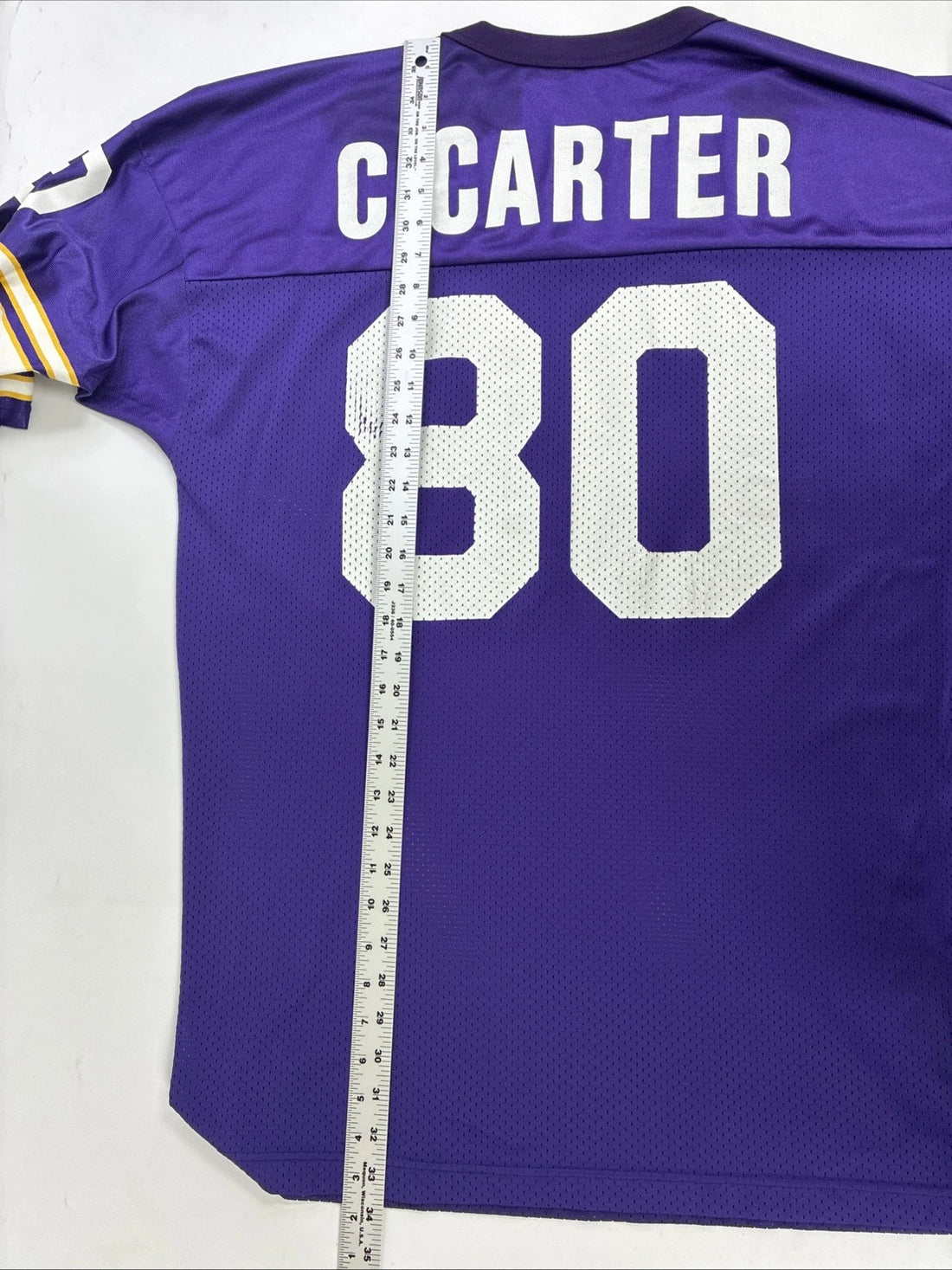 Vintage Minnesota Vikings Cris Carter Champion Jersey Size 48 NFL