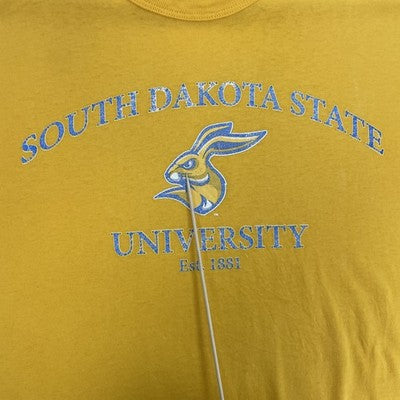 Vintage South Dakota State Jackrabbits Russell Athletic T-Shirt Size XL 90s NCAA
