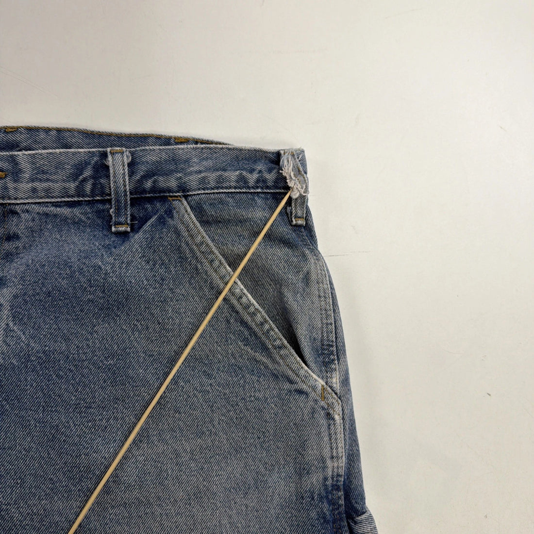 Carhartt Carpenter Denim Jeans Work Pants Size 38 X 30 Blue