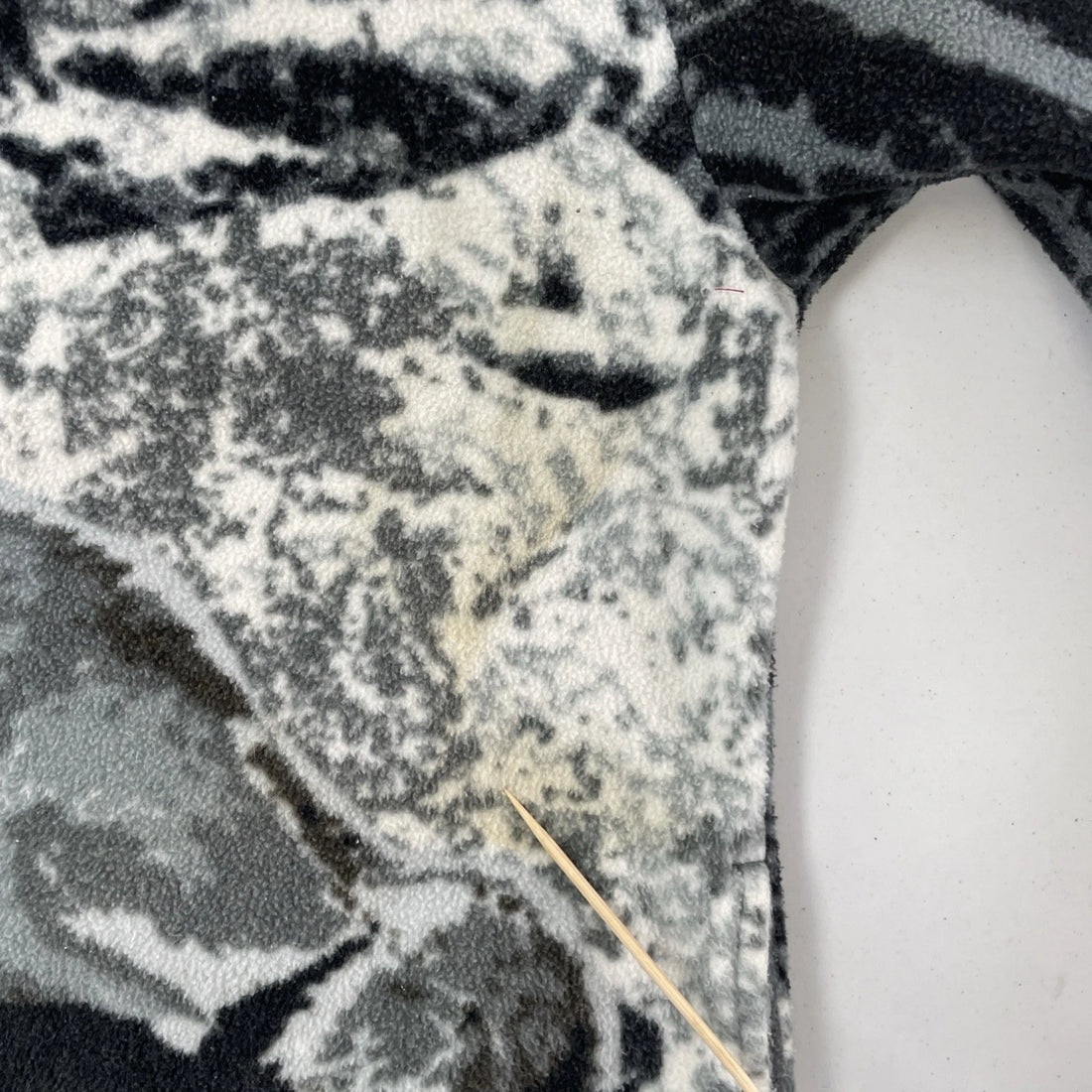 Wolf Forest Mountain Ridge Fleece Jacket Size Large Nature All Over Print