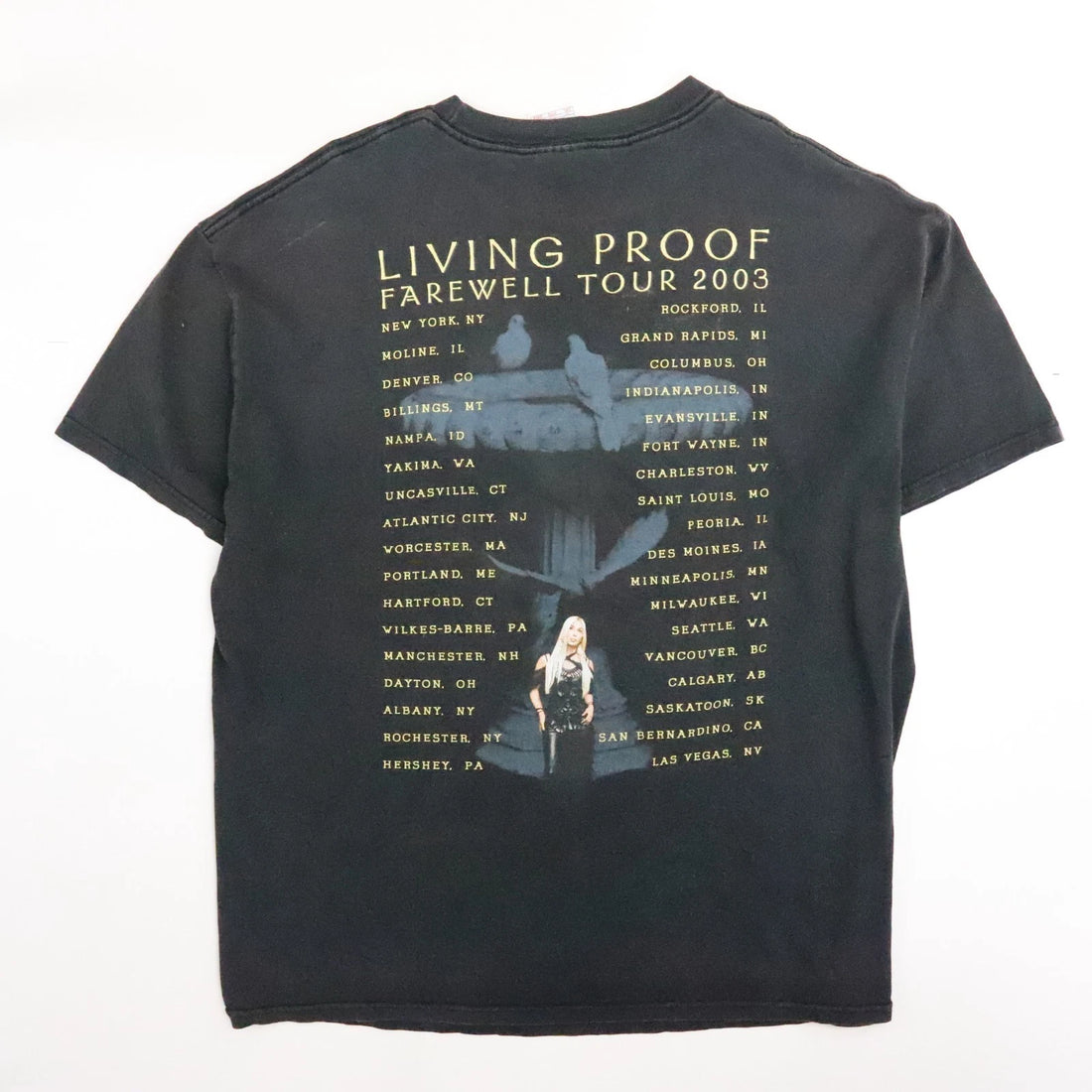 Vintage Cher Living Proof Farewell Tour T-Shirt Size 2XL 2003