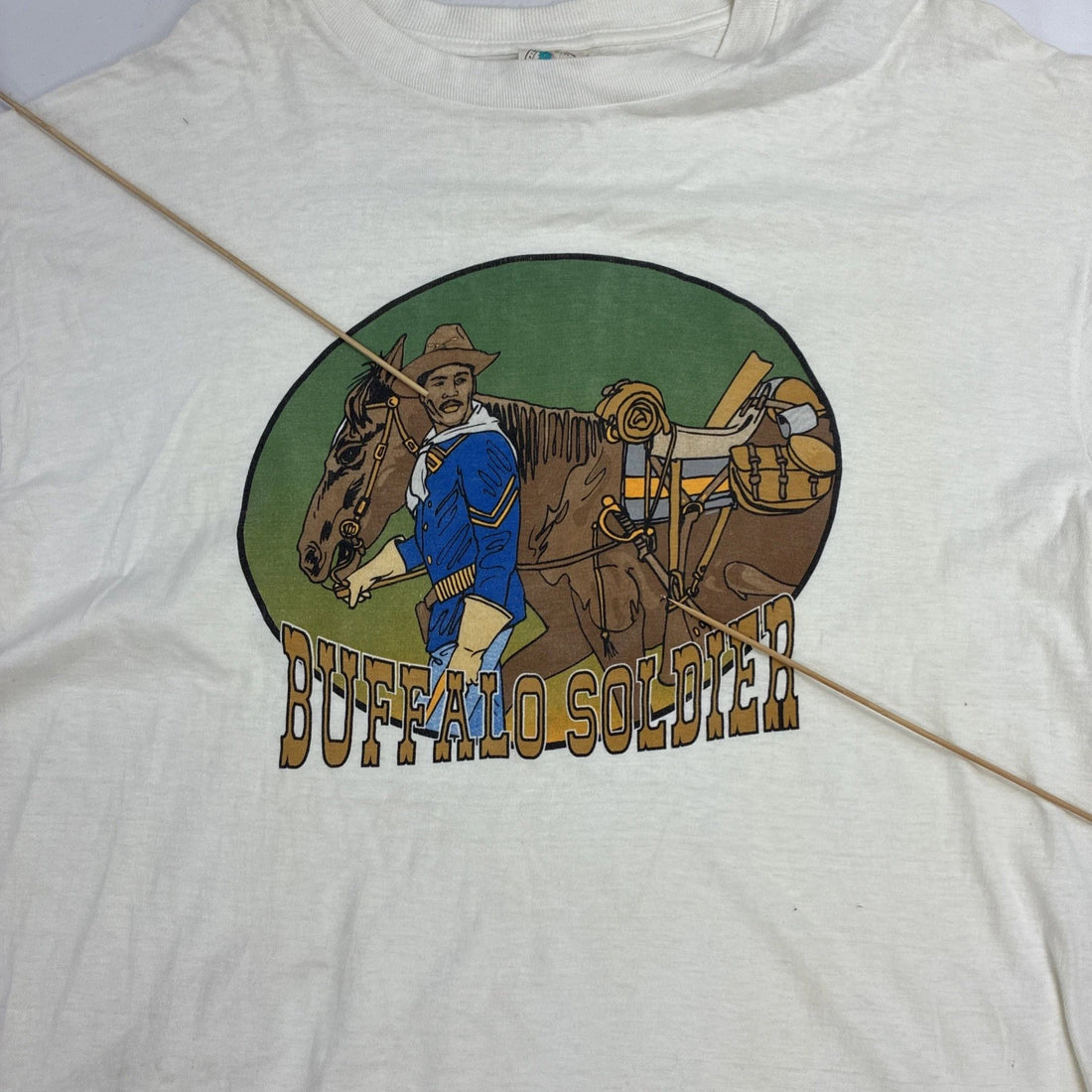 Vintage Buffalo Soldier T-Shirt Size XL 90s