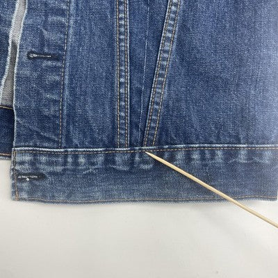 Vintage Levi's Big E Type 3 Denim Trucker Jacket Size Small Made USA