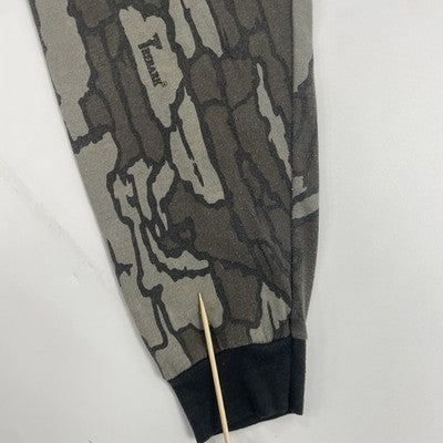Vintage Treebark Camo Long Sleeve Pocket T-Shirt Large 90s