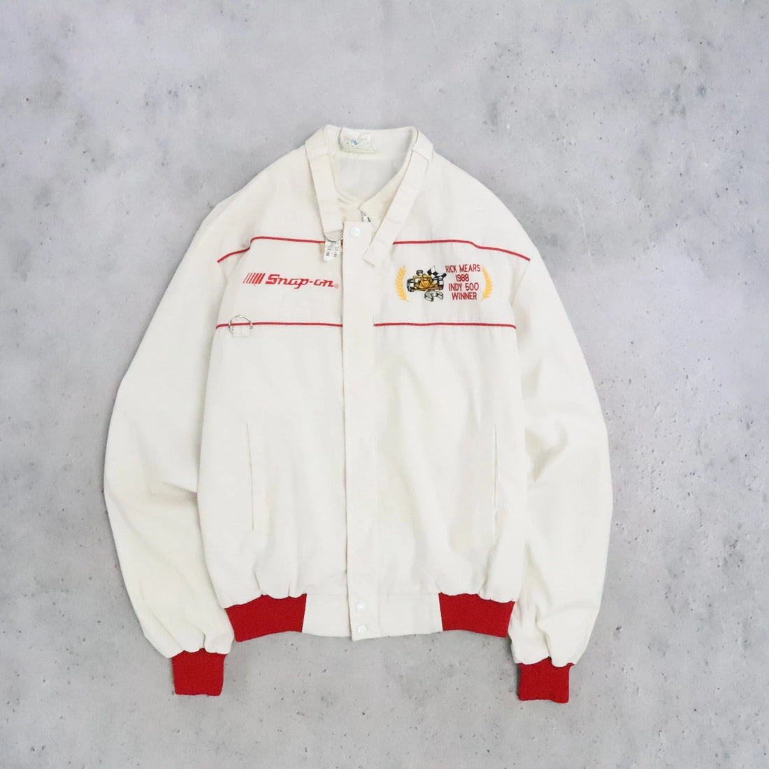 Vintage Snap-On Ricky Mears Indy 500 Winner 1988 Racing Jacket Size XL