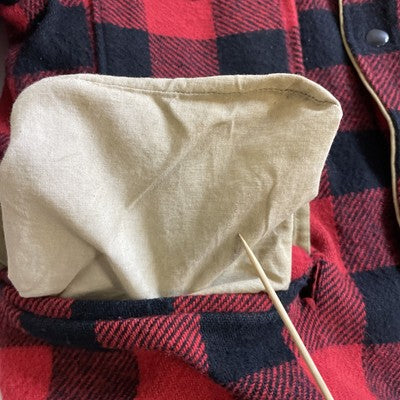 Vintage Wool Jacket Size Medium Buffalo Plaid Reversible
