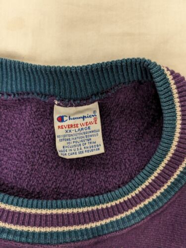 Vintage Champion Reverse Weave Spell Out Sweatshirt Crewneck Size