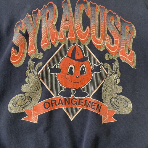 Vintage Syracuse Orangemen Crewneck Sweatshirt XL 90s