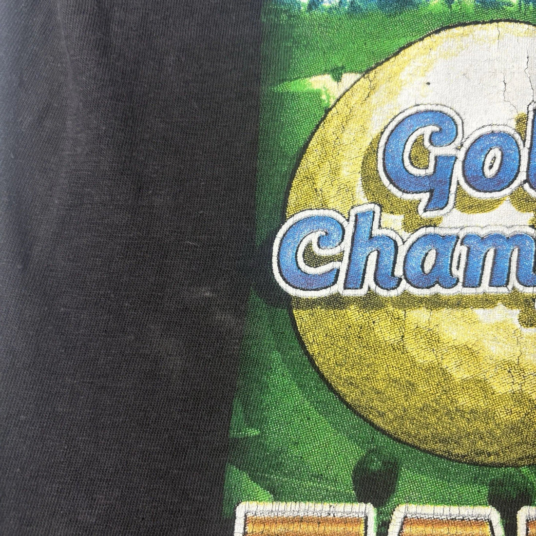 Vintage Tiger Woods The New Masters Golf Rap Tee T-Shirt Size XL 90s