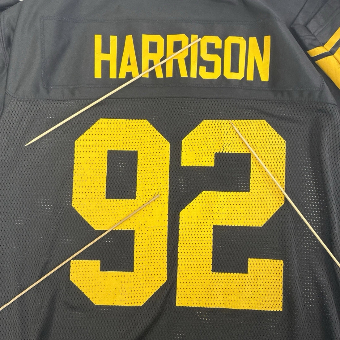 Vintage Pittsburgh Steelers James Harrison Reebok Jersey Size Large NFL