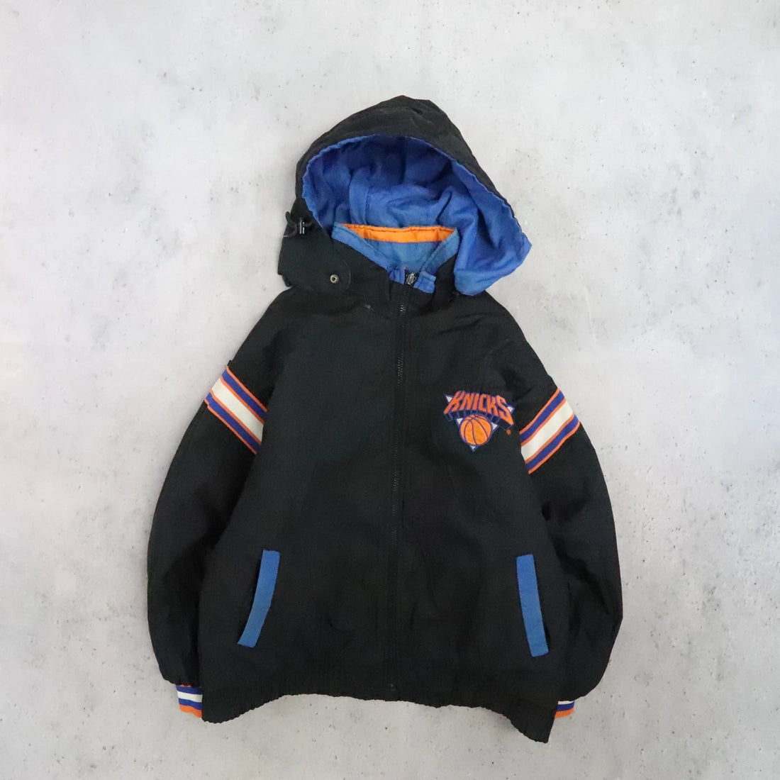 New York Knicks Pro Player Reversible Puffer Jacket Size Large NBA