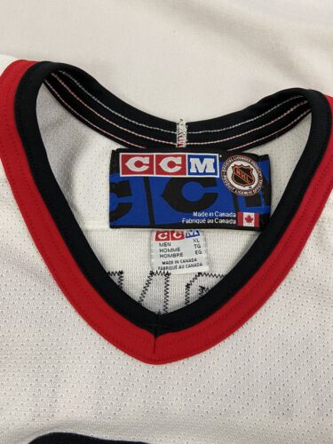 Vintage Chicago Blackhawks Tony Amonte CCM Hockey Jersey Size XL White NHL